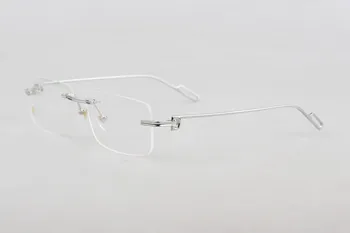 Cardı erkek moda çerçevesiz reçete gözlük çerçevesi 0162 kadın kişiselleştirilmiş iş okuma bilgisayar gözlükleri