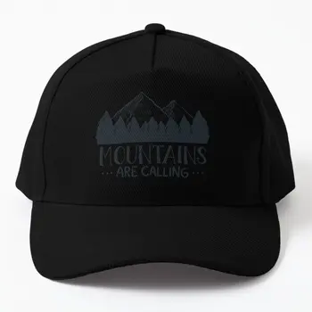 Dağlar Çağırıyor beyzbol şapkası Şapka Düz Renk Snapback Siyah Spor Erkek Kaput Yaz Hip Hop Erkek Baskılı Güneş Balık Kadın