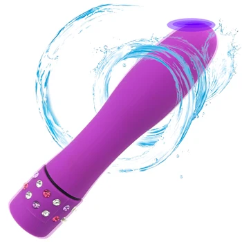 Elmas Mini Mermi Şekli Vibratör G-spot Masaj Sihirli Değnek Çok Hızlı Klitoris Stimülatörü Seks Oyuncakları Kadınlar için Titreşimli Yapay Penis