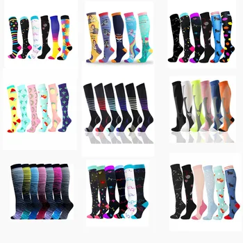 Varis çorabı Erkekler Kadınlar spor çoraplar Futbol Açık Koşu Basınç Hemşirelik Çorap Varisli Damarlar Ödem Diyabet